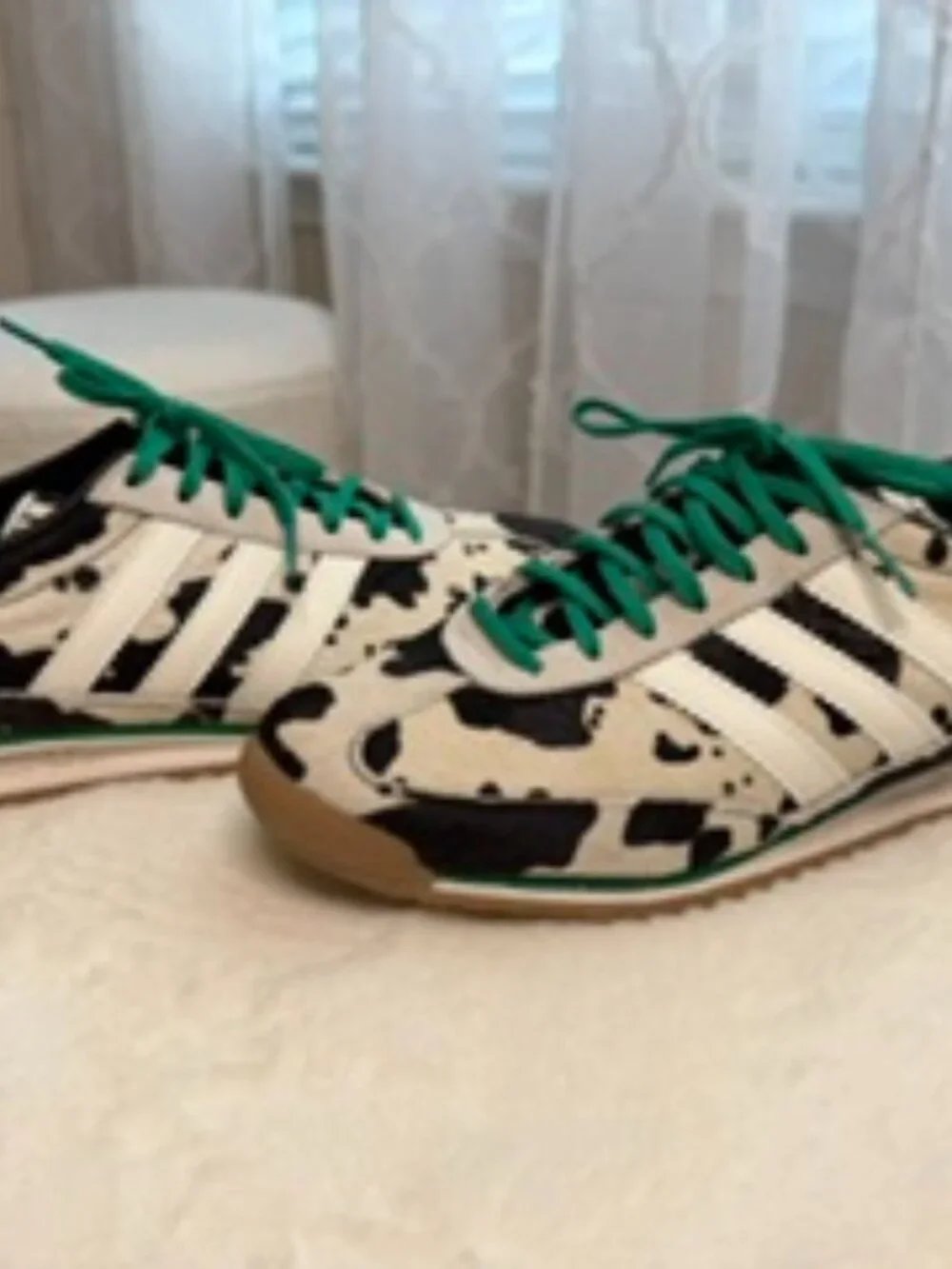 Adidas Cow Print SL 72 OG Shoes - Picture 2 of 6